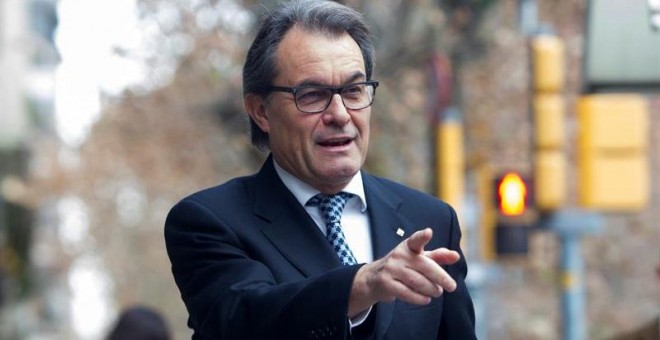 Artur Mas, este lunes. EFE