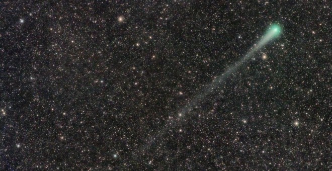 Imagen del cometa C/2013 US10 (Catalina) captada el 1 de octubre de 2015. Foto José J. Chambó.- cometografia.es