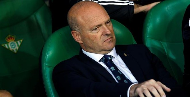 El, hasta este domingo, entrenador del Betis, Pepe Mel. - EFE