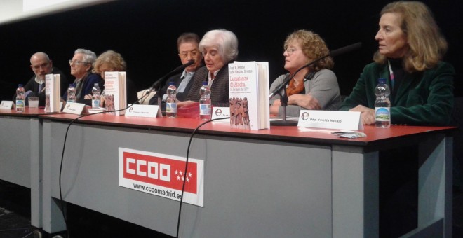 Presentación de 'La matanza de Atocha' en de la sede de CCOO de Madrid