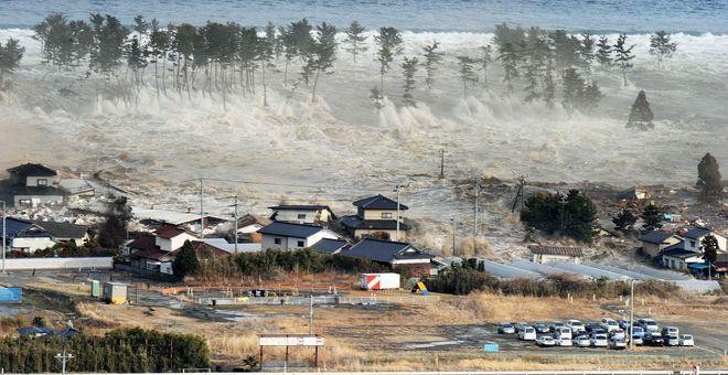 Tsunami de Japón.