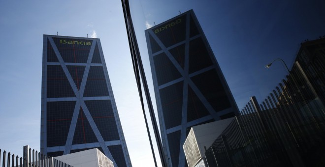 La sede de Bankia en una de las Torre Kio de Madrid. REUTERS/Susana Vera