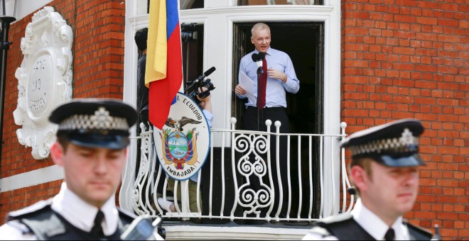 El fundador de Wikileaks, Julian Assange, en una fotografía de agosto de 2012. - REUTERS