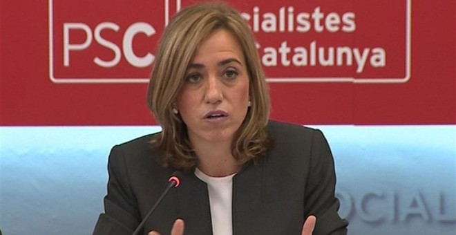 La secretaria de Relaciones Internacionales del PSOE, Carme Chacón. EUROPA PRESS