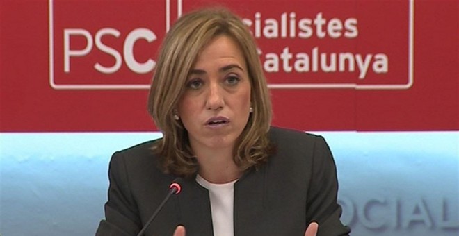 La secretaria de Relaciones Internacionales del PSOE, Carme Chacón. EUROPA PRESS