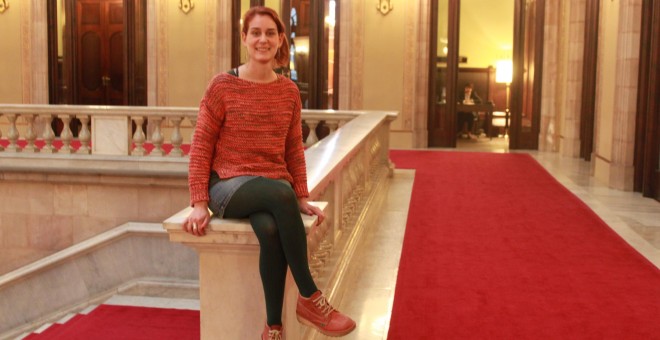 Jéssica Albiach, diputada de Catalunya Sí Que es Pot y portavoz de Podem