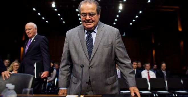 El juez conservador del Tribunal Supremo de EEUU, Antonin Scalia, fallecido este fin de semana. EFE