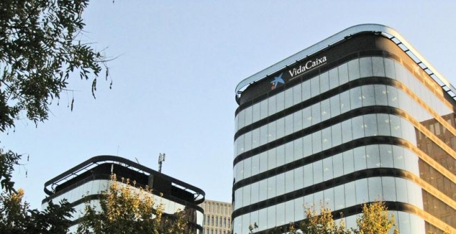 La sede de la aseguradora VidaCaixa, en una de las dos Torres Cerdà, en Barcelona.