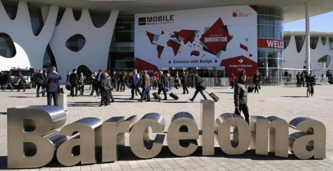 Exterior del Mobile World Congress en Barcelona. EFE