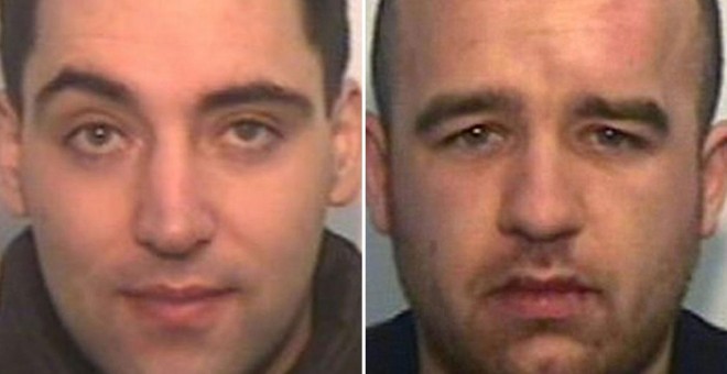 Dos de los detenidos en España: Steven Britton y Carne Thomasson.