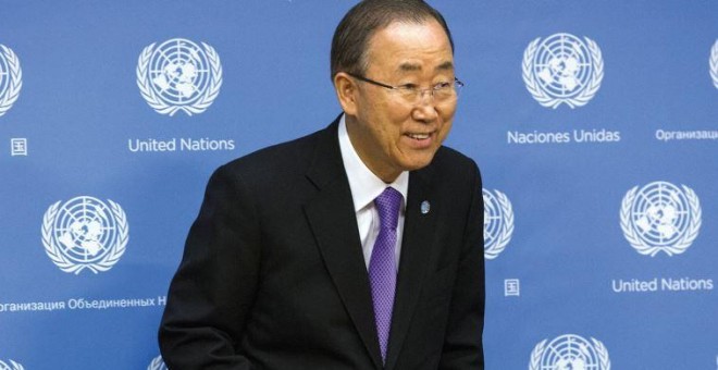 El secretario general de la Organización de las Naciones Unidas (ONU), Ban Ki-moon. REUTERS