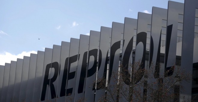 Detalle del Campus Repsol, la sede corporativa de la petrolera en Madrid. REUTERS/Juan Medina