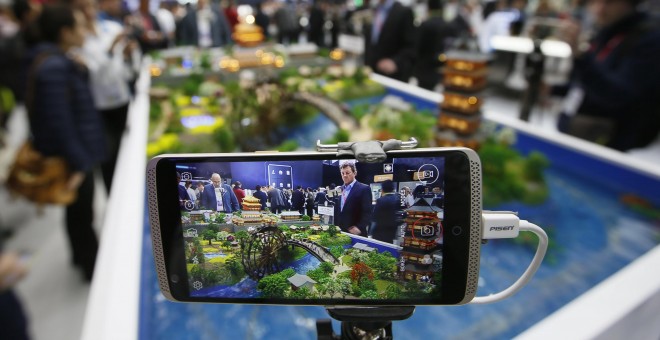 Una imagen del Mobile World Congress./ REUTERS
