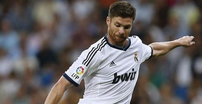 Xabi Alonso, durante su época como jugador en el Real Madrid. EFE