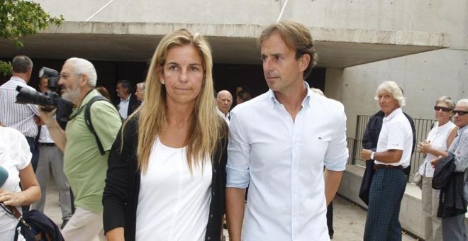 Arantxa Sánchez Vicario y su marido José Santacana. EUROPA PRESS.