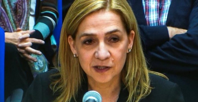 Infanta Cristina comienza a declarar en el juicio de Noos.