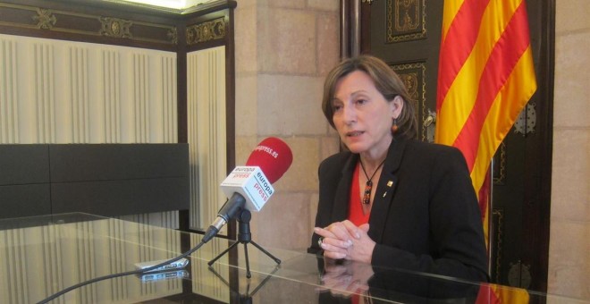 La presidenta del Parlament de Cataluna Carme Forcadell
