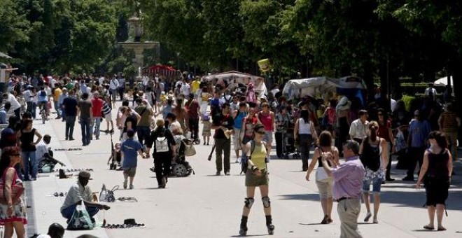 Más de la mitad de la población española es feliz. EFE