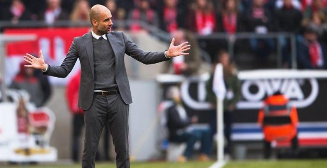 Pep Guardiola.  EFE/EPA/MARIUS BECKER