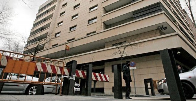 El edificio de la Audiencia Nacional, en Madrid. EFE