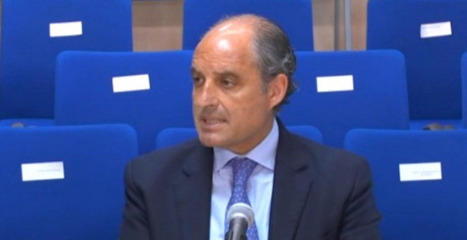 Francisco Camps, expresidente de la Generalitat Valenciana, en el juicio del caso Nóos.