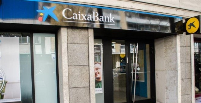 Una oficina de Caixabank. E.P.