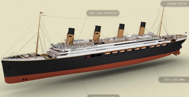 Confirmado: Una réplica del Titanic comenzará a navegar en 2018