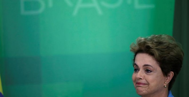 La presidenta brasileña Dilma Rousseff . EFE/Fernando Bizerra Jr.