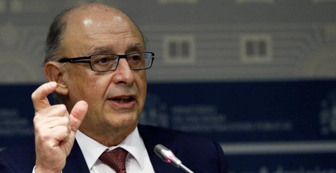 El ministro de Hacienda en funciones, Cristóbal Montoro. EFE/Fernando Alvarado
