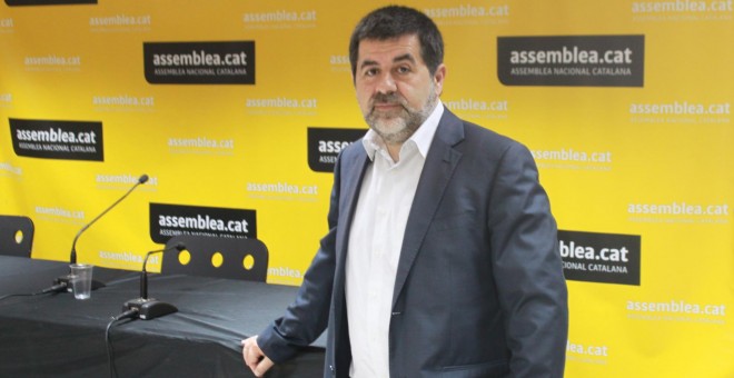 Jordi Sánchez presidente de la Assemblea Nacional Catalana (ANC).