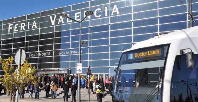 El recinto donde se celebró la Feria Valencia. EUROPA PRESS.