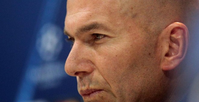 Zidane, durante la rueda de prensa. REUTERS/Andrea Comas