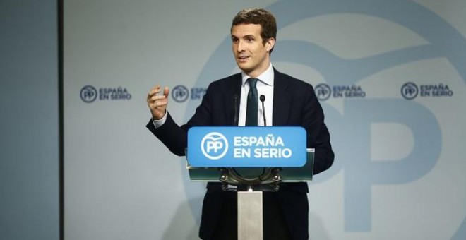 El vicesecretario de Comunicación del Partido Popular, Pablo Casado. / EP