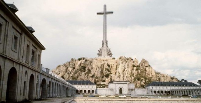 El Valle de los Caídos, en el interior de cuya basílica descansan los restos de más de 33.400 víctimas de la Guerra Civil. EFE