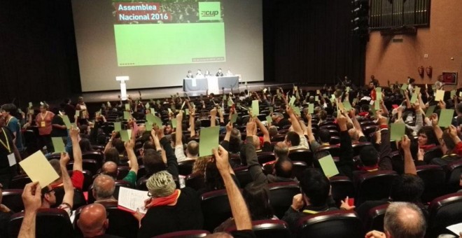 La asamblea nacional de la CUP. / @cupnacional