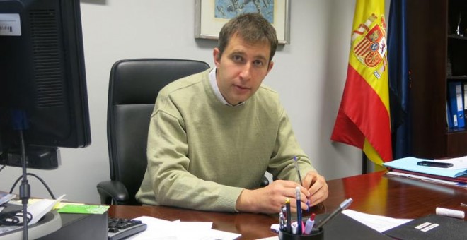 El director de la AEPSAD, Enrique Gómez Bastida, durante la entrevista con 'Público'. /J. Y.