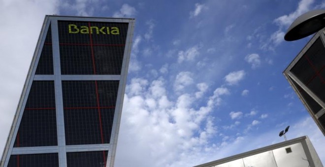 Sede de Bankia en una de las Torres Kio de Madrid. REUTERS