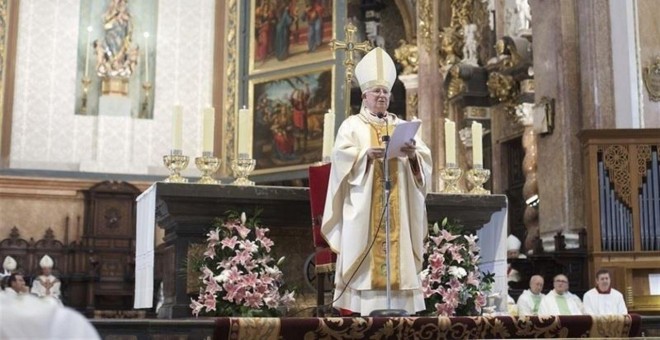 El cardenar arzobispo de Valencia, Antonio Cañizares.- EUROPA PRESS