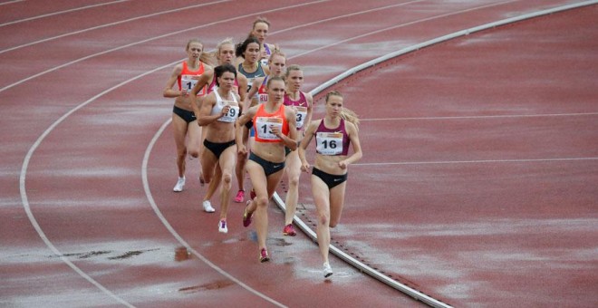 Atletas durante una prueba reciente en Rusia. REUTERS/Sergei Karpukhin