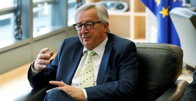 El presidente de la Comisión Europea, Jean-Claude Juncker, tras conocerse los resultados del referéndum en Reino Unido. EFE/Francois Lenoir / Pool