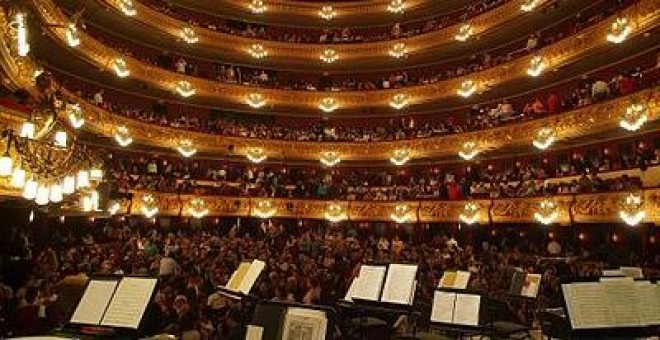 Interior del Gran Teatre del Liceu.