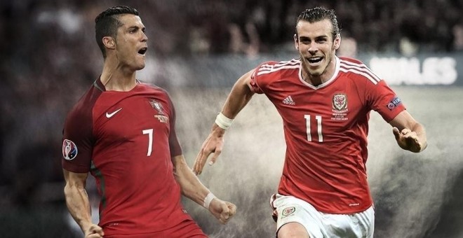Cristiano y Bale protagonizan la semifinal entre Portugal y Gales.