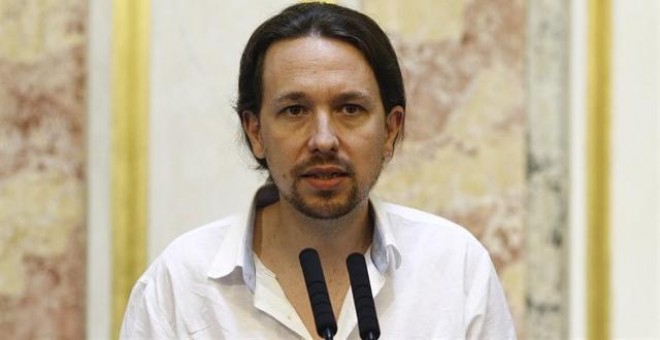 Pablo Iglesias advierte a CDC que han apoyado en el Congreso a quien 'quiere encarcelar' a Homs