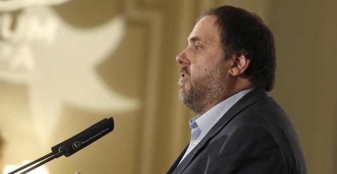 El vicepresidente y consejero de Economía y Hacienda de la Generalitat, Oriol Junqueras. / PACO CAMPOS (EFE)