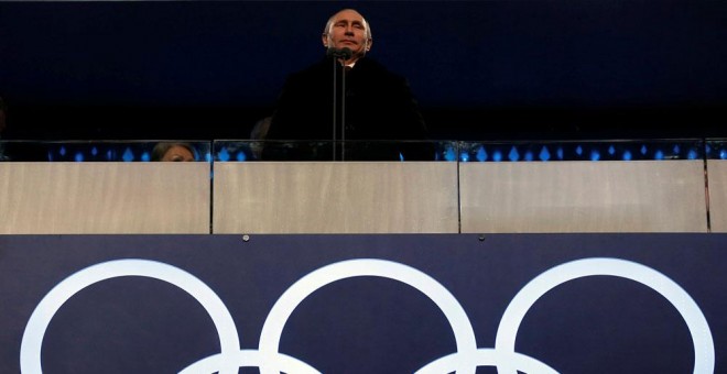 Putin, durante la apertura de los Juegos Olimpicos de invierno de Sochi en 2014. REUTERS