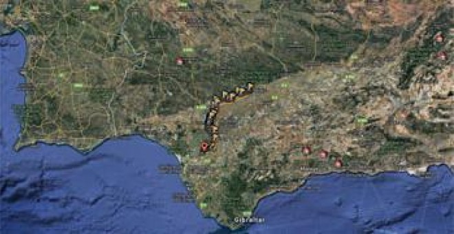 El portal de rutas de senderismo y de bicicleta Wikiloc incluye el recorrido completo de los 180 km del Canal de los presos con tramos que se pueden realizar a pie, en bici o en coche