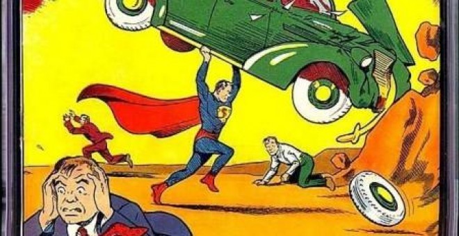 Venden un ejemplar del primer cómic de Superman por casi un millón de dólares.