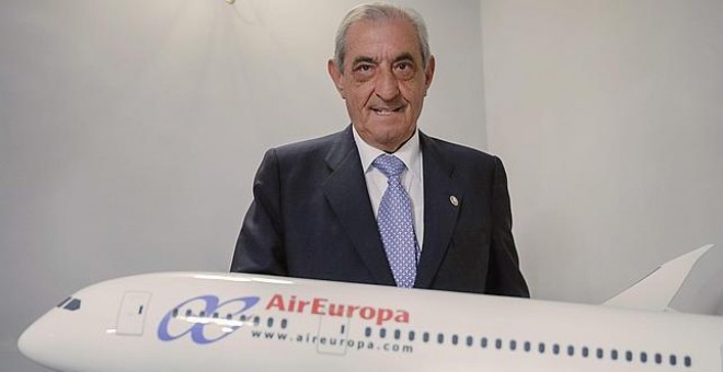 El presidente del grupo Globalia, al que pertenece Air Europa, Juan José Hidalgo - EFE