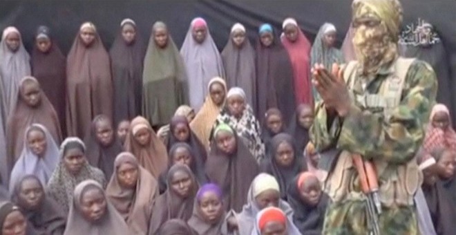 Boko Haram muestra un vídeo en el que aparecen supuestas niñas nigerianas secuestradas.