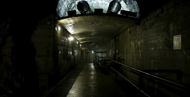 Un túnel, parte del proyecto de construcción 'Riese' de la Alemania nazi, cerca de una zona donde se cree que podría encontrarse el tren nazi. REUTERS / Kacper Pempel